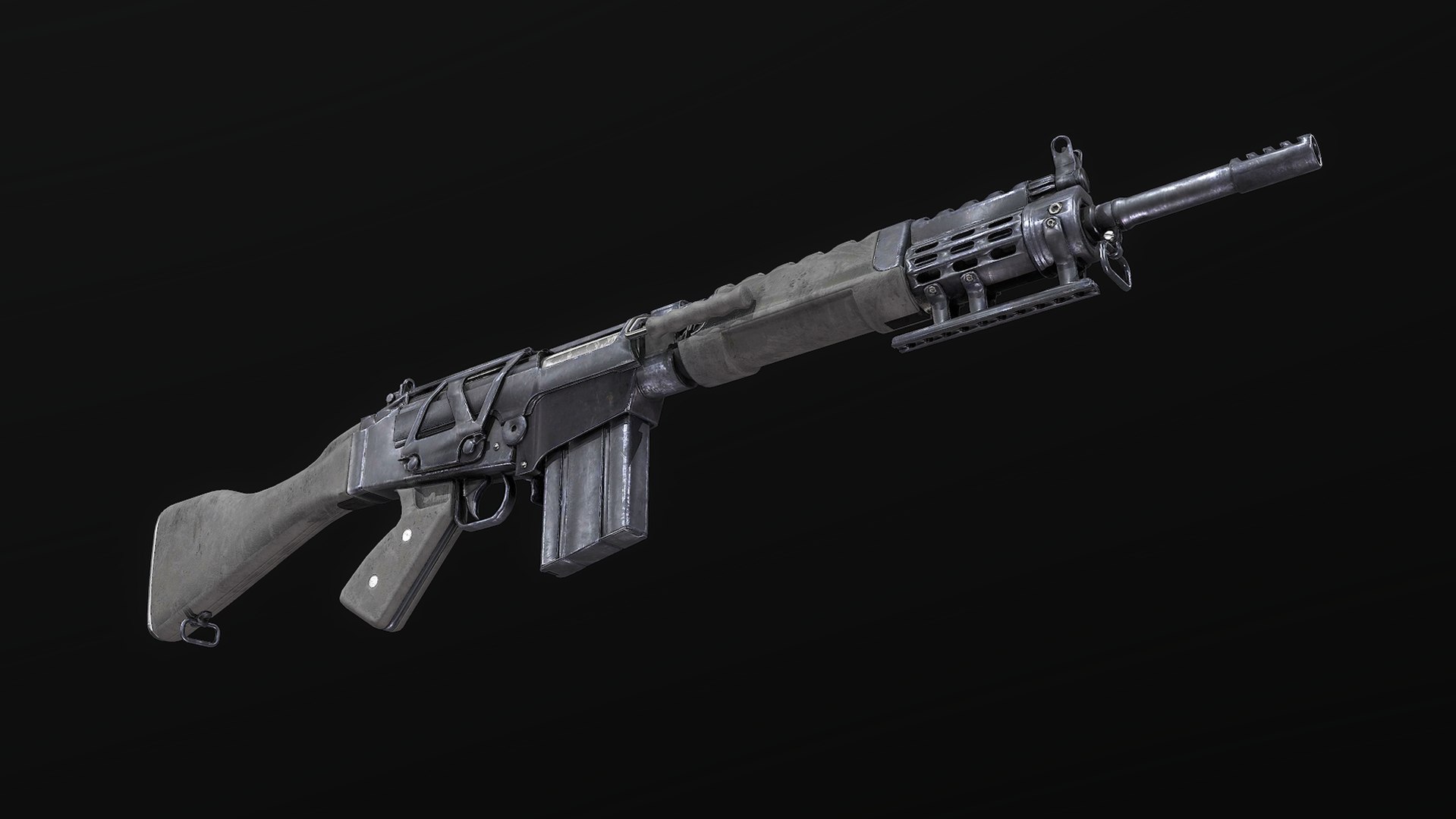 Gun Rifle L1ar 3D Model - TurboSquid 1678666