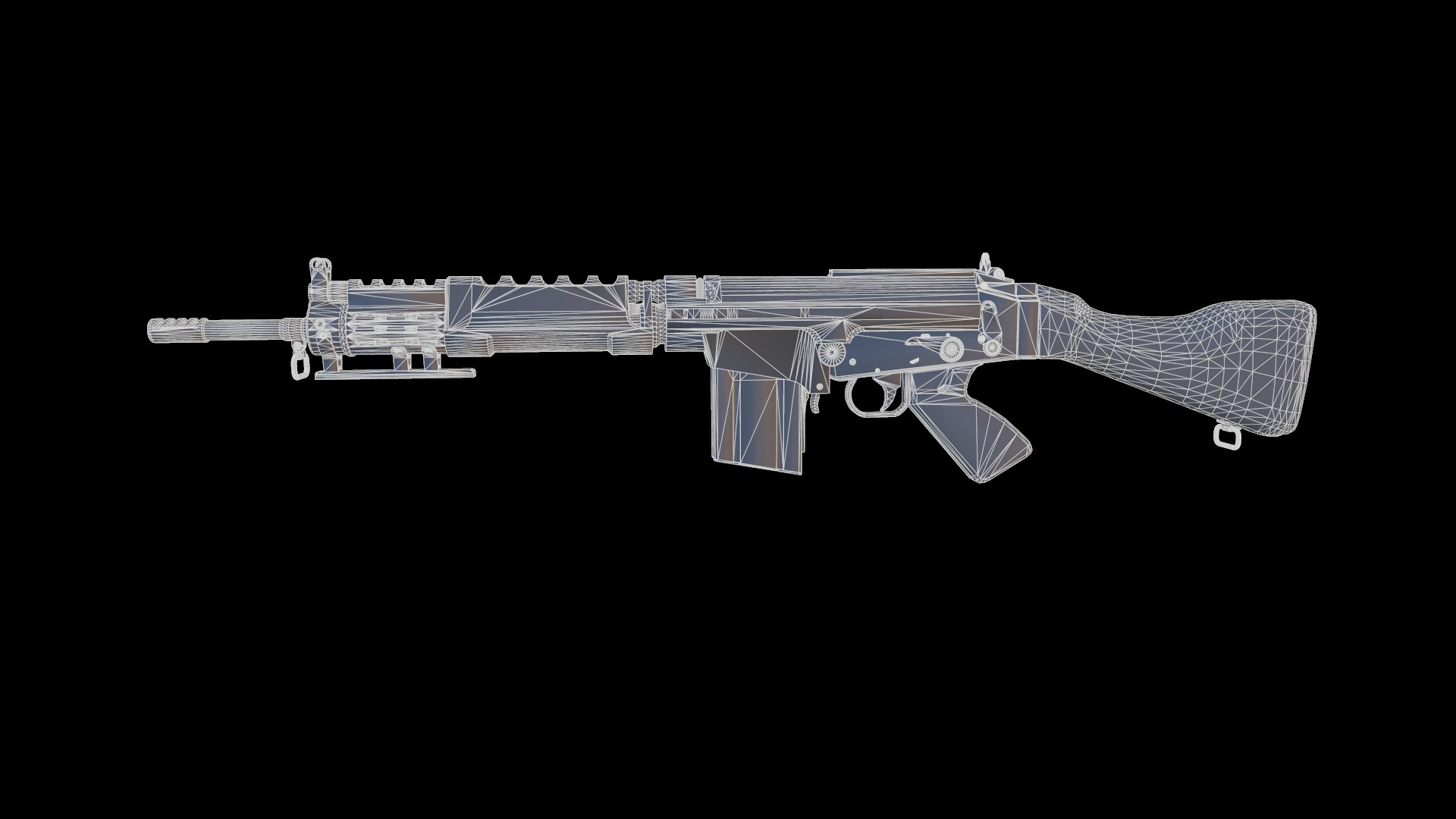 Gun Rifle L1ar 3D Model - TurboSquid 1678666