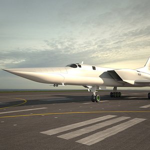 3D model tupolev tu-22m tu