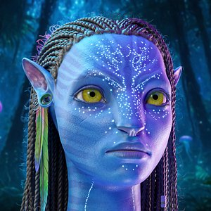 Neytiri Avatar Head Rigged