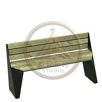 Smart City Laser Cut Metal Bench v4