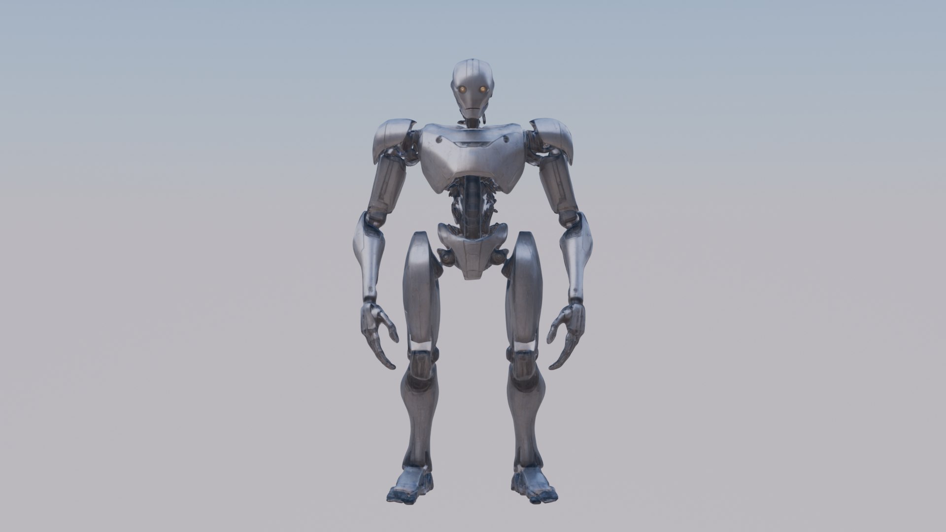 Futuristic Robot 3d Model Turbosquid 2319471