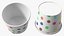 Colección de diferentes tipos de tazas y bolas de hielo
