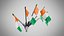 Wall Mount Flags 5 Of Cote d Ivoire Ivory Coast