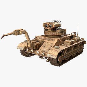 3D Robot Concept-3-Desert-Rusty