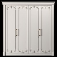 blk wood classical wardrobe art 0016