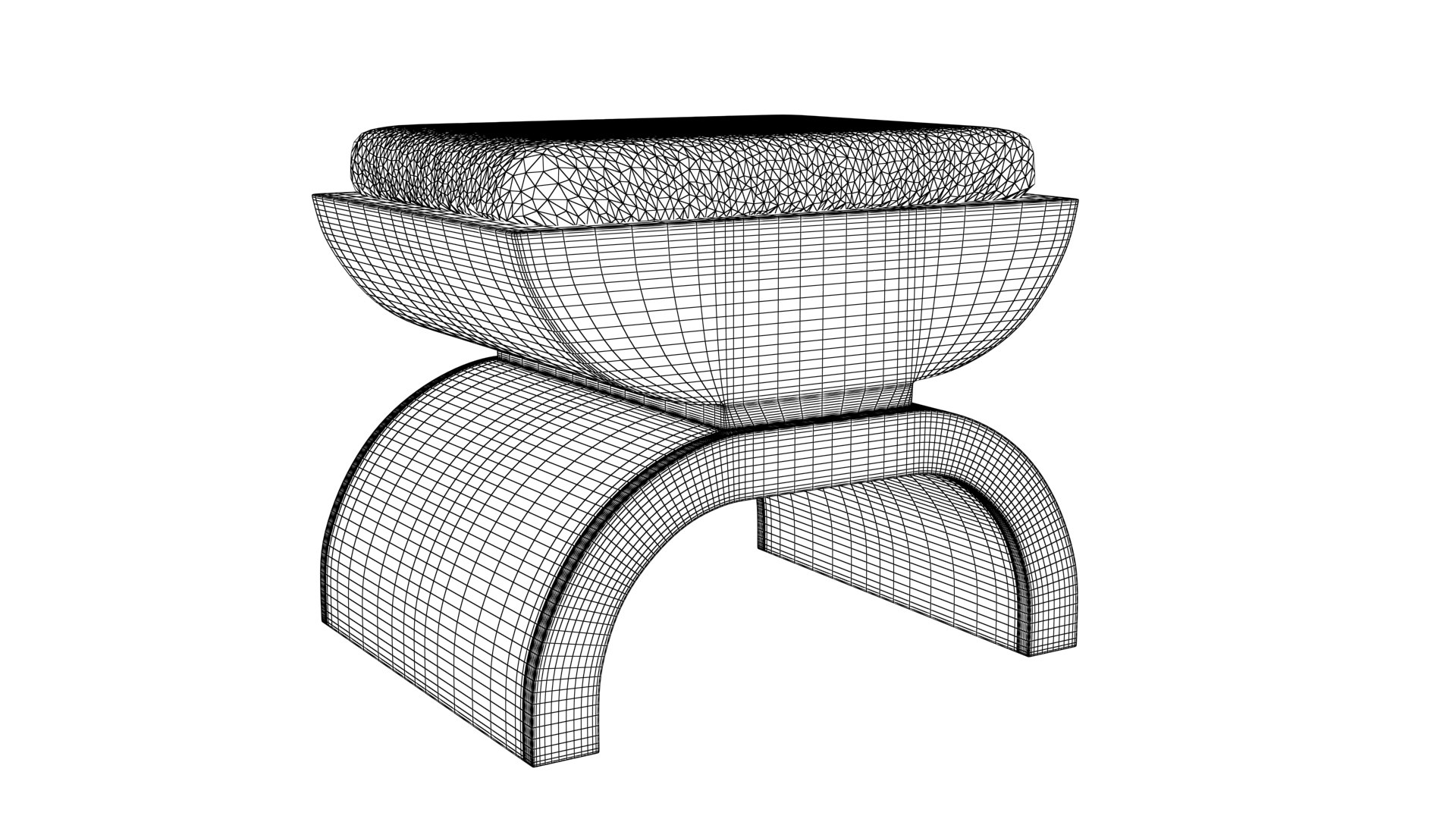 3D Matilde Stool - TurboSquid 2011797