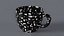 Old black bubbles tea cup 3D Model StemCell verified UV 4K PBR Textures