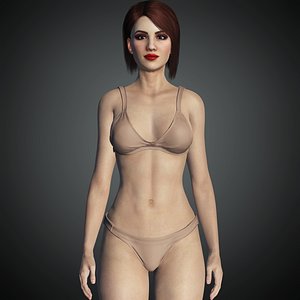 3D Realistic Lady model