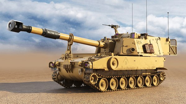 M109a6 paladin tank track 3D model - TurboSquid 1154723