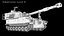 m109a6 paladin tank track 3D model