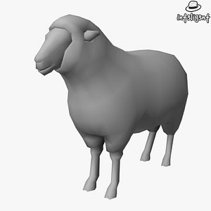 Low Poly Sheep