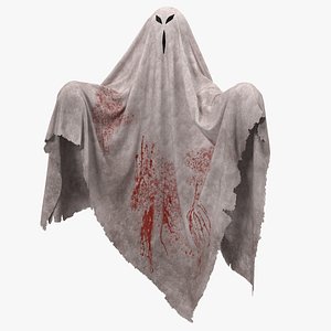 evil ghost bedsheet model