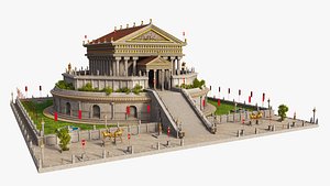 Temple of Jupiter Optimus Maximus 3D model