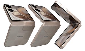 Xiaomi MIX Flip 2 Lattice Gold 3D model