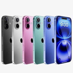 3D iPhone 16 Collection model