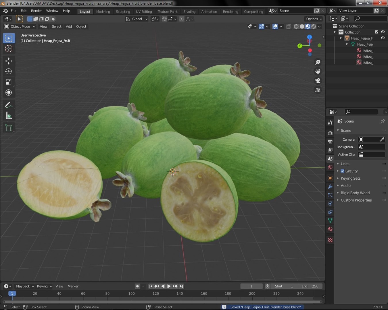 3D Heap Feijoa Fruit https://p.turbosquid.com/ts-thumb/FZ/PsOqwz/0s/heapfeijoafruitvray3dmodel025/jpg/1641773774/1920x1080/fit_q87/368d11480a5c6f345b48a75a6870ca29a0791f74/heapfeijoafruitvray3dmodel025.jpg