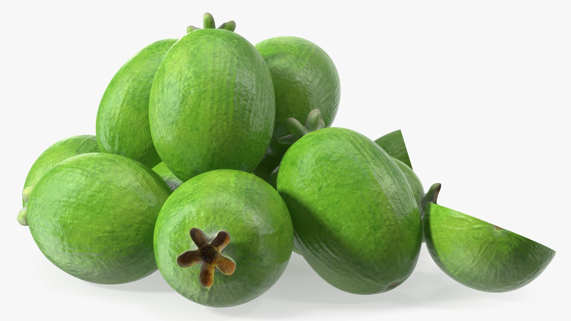 3D Heap Feijoa Fruit https://p.turbosquid.com/ts-thumb/FZ/PsOqwz/Fl/heapfeijoafruitvray3dmodel010/jpg/1641773729/1920x1080/fit_q87/0d0e3cd2d9b3875069ed8bf98730bb8f124768e5/heapfeijoafruitvray3dmodel010.jpg