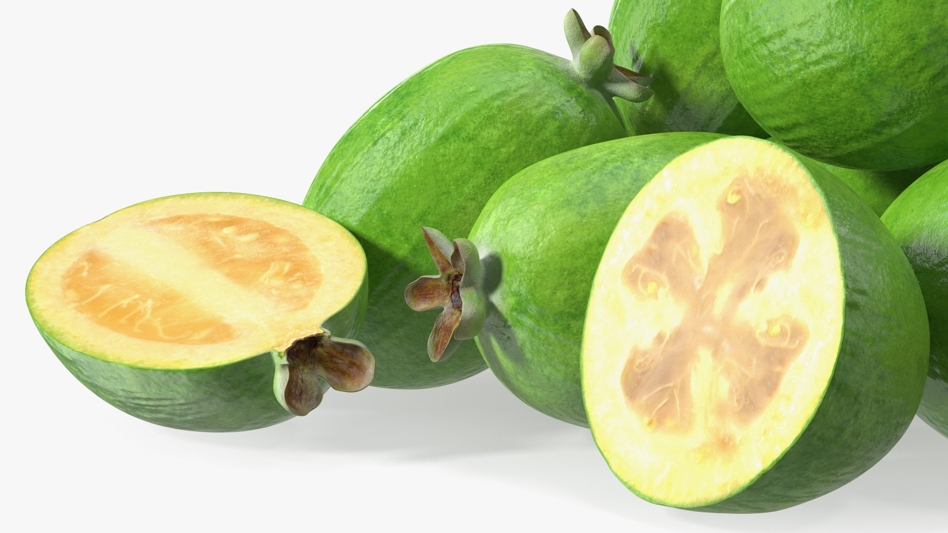 3D Heap Feijoa Fruit https://p.turbosquid.com/ts-thumb/FZ/PsOqwz/i1/heapfeijoafruitvray3dmodel017/jpg/1641773750/1920x1080/fit_q87/cb22ea44fd2ebcbddd9a191222a813dcb3531618/heapfeijoafruitvray3dmodel017.jpg