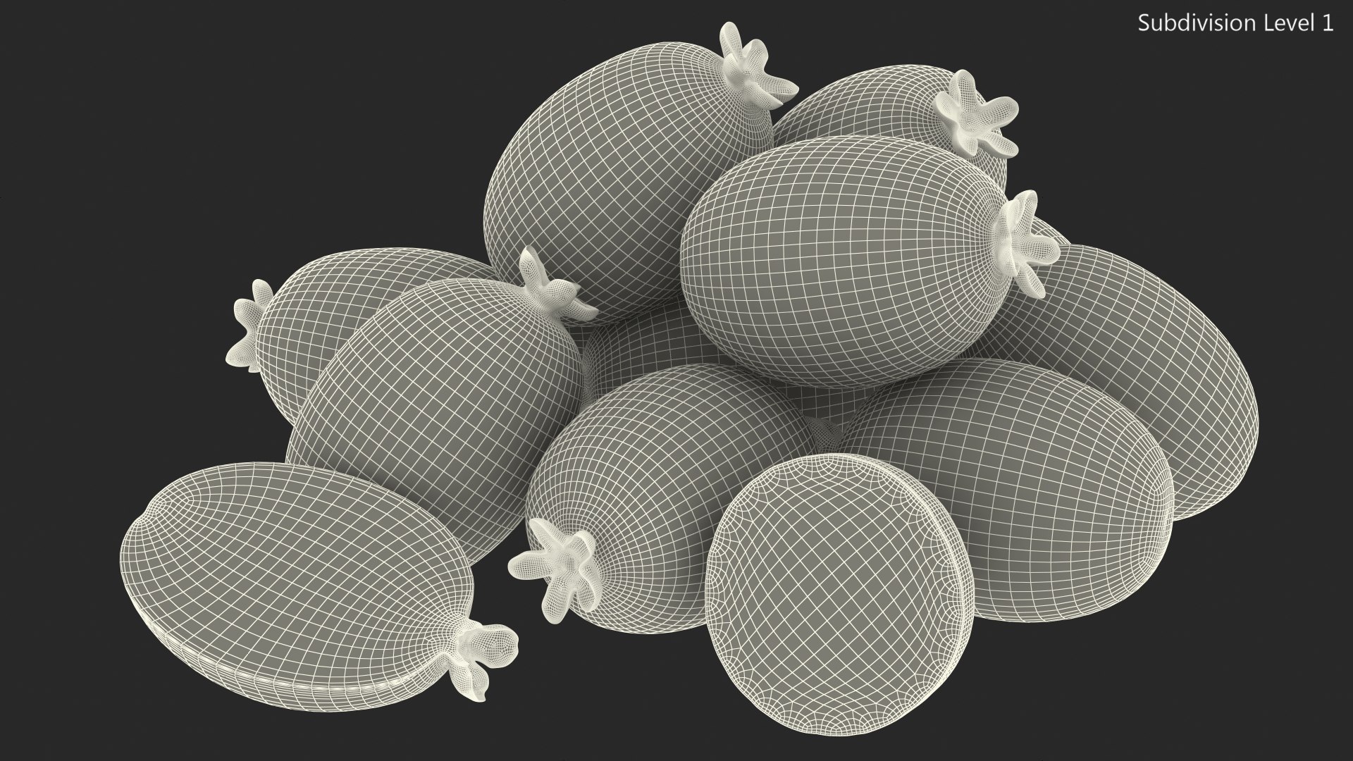 3D Heap Feijoa Fruit https://p.turbosquid.com/ts-thumb/FZ/PsOqwz/vi/heapfeijoafruitvray3dmodel021/jpg/1641773762/1920x1080/fit_q87/c5ccbbb3baff8befce7a391a6de414ed6b2a152a/heapfeijoafruitvray3dmodel021.jpg