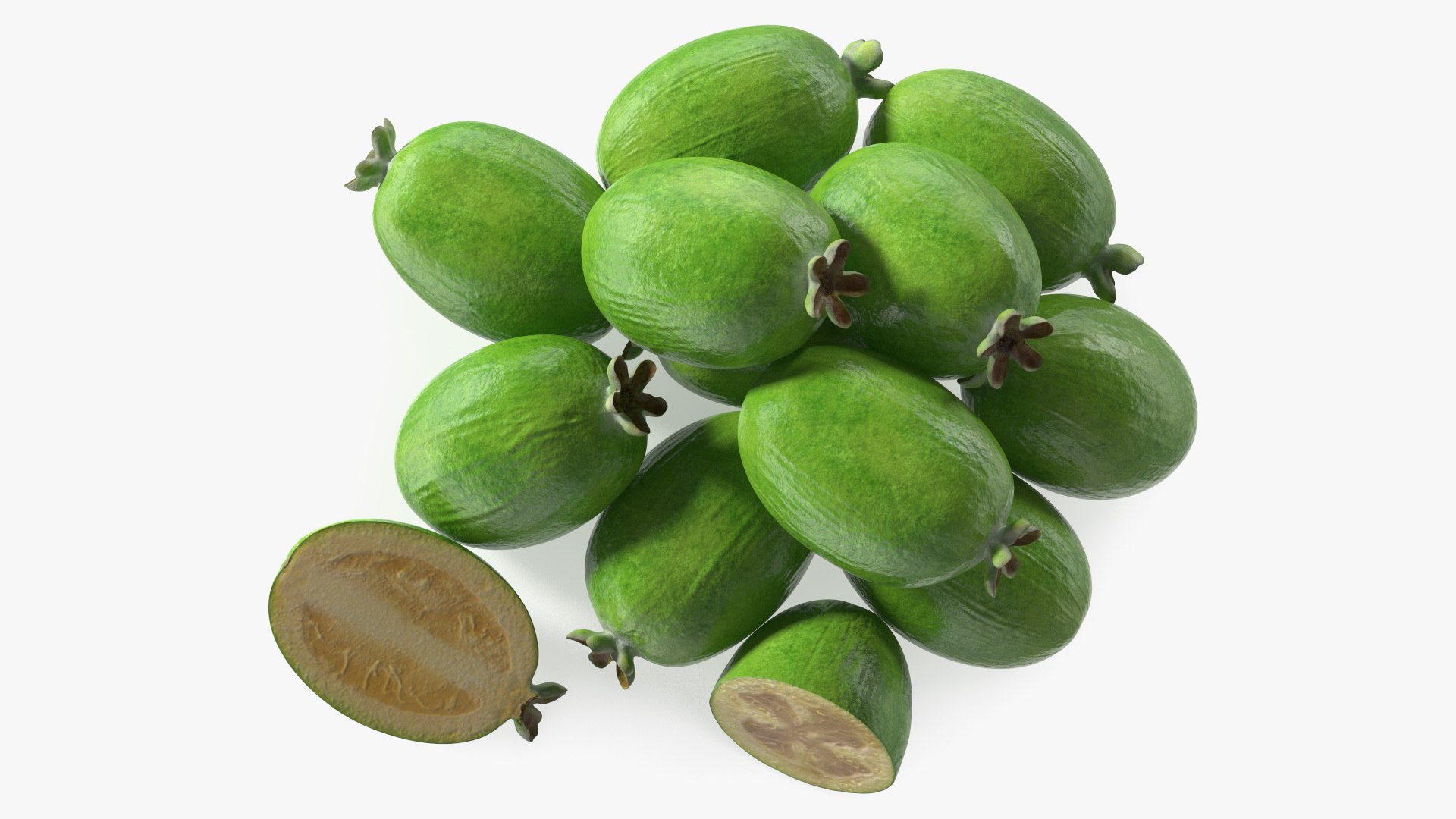 3D Heap Feijoa Fruit https://p.turbosquid.com/ts-thumb/FZ/PsOqwz/xl/heapfeijoafruitvray3dmodel012/jpg/1641773735/1920x1080/fit_q87/05ff252159abf9e21e577dbac265ab50ee4ce178/heapfeijoafruitvray3dmodel012.jpg