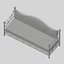 Metal daybed frames