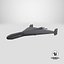 3D GERAN-2 Drone Black
