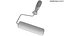 3D Detailed Paint Roller model