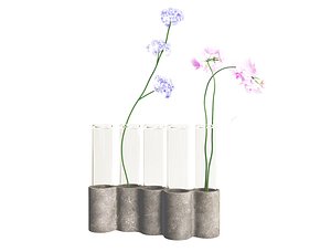 vase concreto glass 3D model