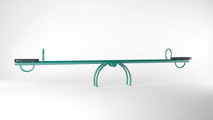 3D model seesaw playground play