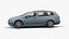 Volkswagen Passat 2015 camioneta lowpoly