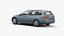 Volkswagen Passat 2015 camioneta lowpoly