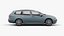 Volkswagen Passat 2015 camioneta lowpoly