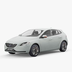 Volvo V40 2013 lowpoly