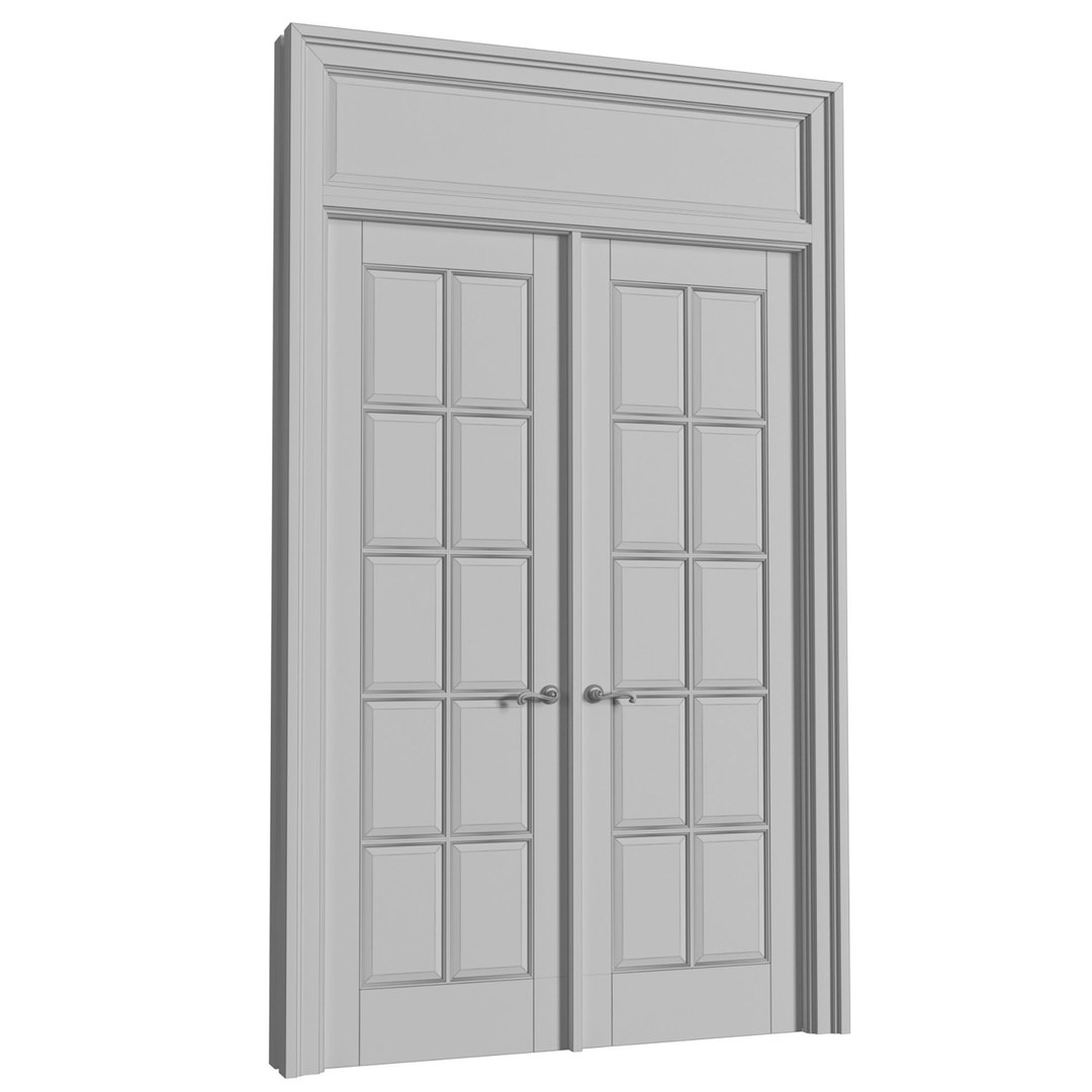 Exterior Modern Classic French Patio Doors 3D TurboSquid 2053874