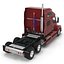 semi trailer truck 3d model
