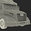 semi trailer truck 3d model