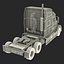 semi trailer truck 3d model
