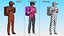 3D Delivery Man Standing Pose model