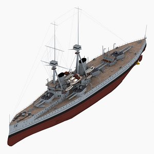 3ds max dreadnought battleship st vincent