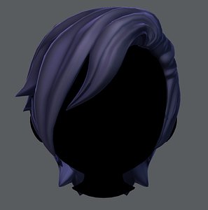 3D boy hair