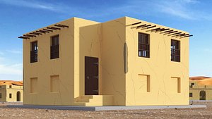 3D model Cartoon Traditional Middle Eastern House