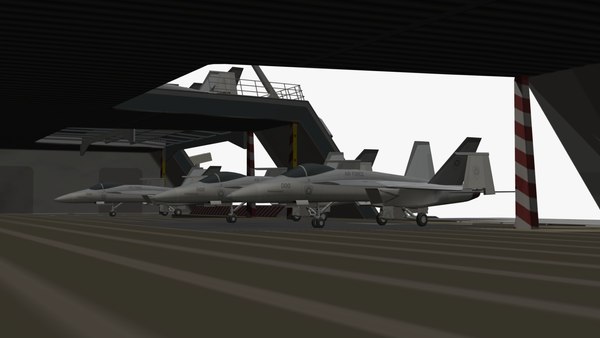 Stealth Aircraft Carrier 3D model - TurboSquid 1890618