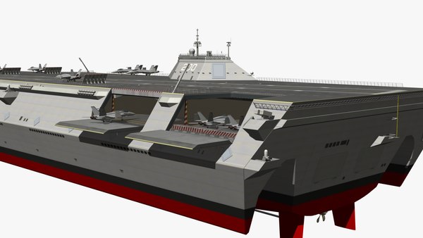 Stealth Aircraft Carrier 3D model - TurboSquid 1890618