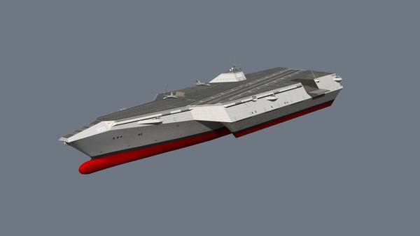 Stealth Aircraft Carrier 3D model - TurboSquid 1890618
