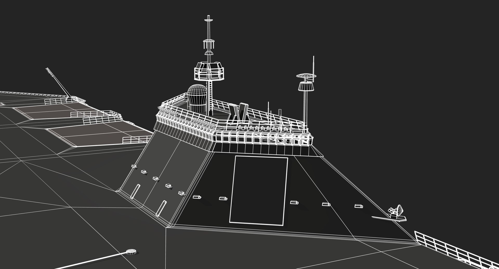 Stealth Aircraft Carrier 3D Model - TurboSquid 1890618