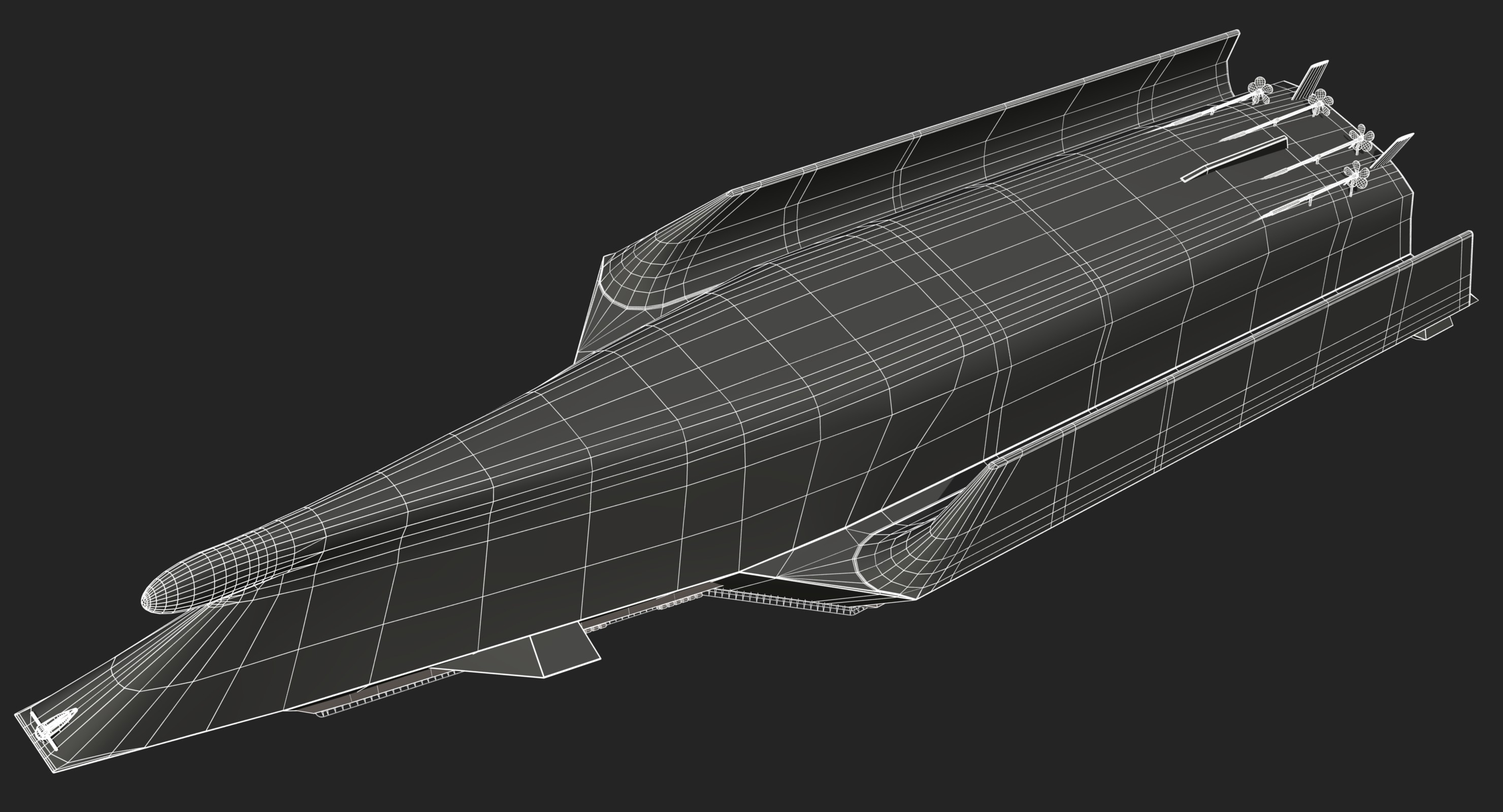 Stealth Aircraft Carrier 3D model - TurboSquid 1890618