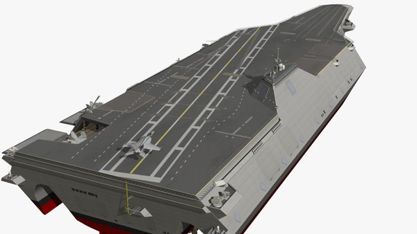 Stealth Aircraft Carrier 3D model - TurboSquid 1890618