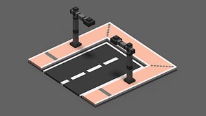 voxel road 5 3D model