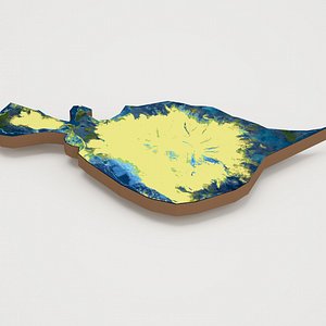 Heard Island and McDonald Islands Realistic 3D Terrain Map